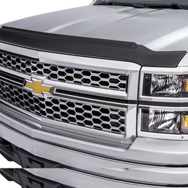 Aeroskin II Textured Black Hood Shield for 11-14 GMC Sierra HD; AVS #436029 436029