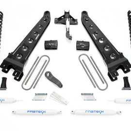 Fabtech 17-21 Ford F250/F350 4WD Gas 6in Rad Arm Sys w/Coils & Perf Shks K2256