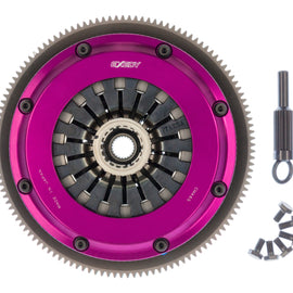 Exedy 1993-1995 Mazda RX-7 R2 Hyper Twin Carbon-D Clutch Sprung Center Disc Pull Type Cover ZM022SDMC1