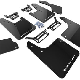 Rally Armor Black Mud Flap w/ White Logo for 12-19 Toyota 4Runner MF48-UR-BLK/WH