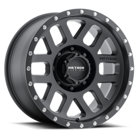 Method Race MR306 Mesh, 18x9, +18mm Offset, 8x6.5, 130.81mm Centerbore, Matte Bl MR30689080518