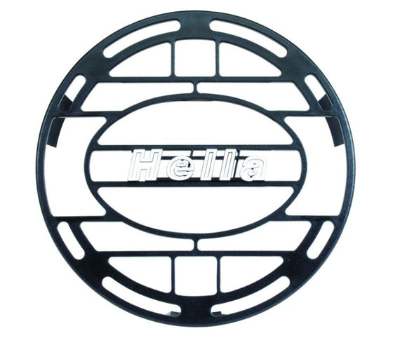 Hella Stone Shield Round Plastic Black Hella Logo Light Cover  (MOQ 10) 148995001