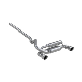MBRP Aluminized 2016-2018 Ford Focus RS 3in Cat Back Dual Outlet Exhaust S4203AL S4203AL