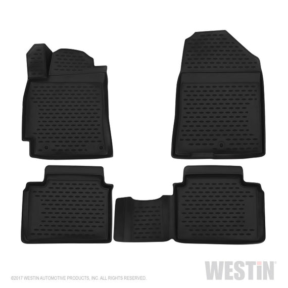 Westin 2017-2018 Hyundai Elantra Profile Floor Liners 4pc - Black 74-17-51052