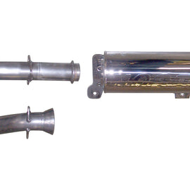 GIBSON 96010 SS UTV Slip-On Muffler for 08-09/11-12 Yamaha Rhino 700 96010