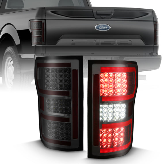 Anzo For 2018 - 2019 Ford F-150 LED Taillight Smoke Red Light Bar 311315 311315