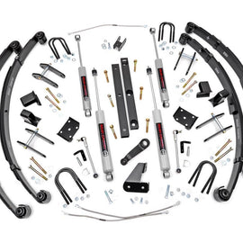 Rough Country 4.5-inch X-Series Suspension Lift System (Military Wrap Leaf Springs)
