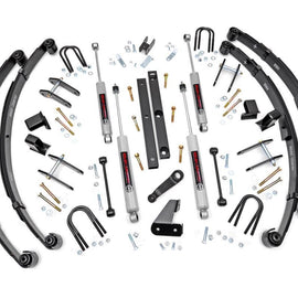 Rough Country 4.5-inch Suspension Lift System (Military Wrap Leaf Springs)