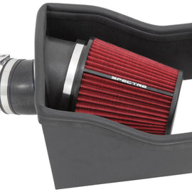 Spectre 12-14 Ford F150 V6-3.5L F/I Air Intake Kit - Polished w/Red Filter 9978