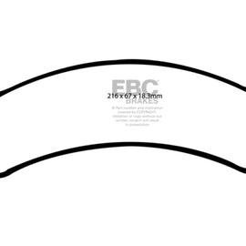 EBC 01-05 Cadillac Deville 4.6 HD Greenstuff Front Brake Pads DP21305