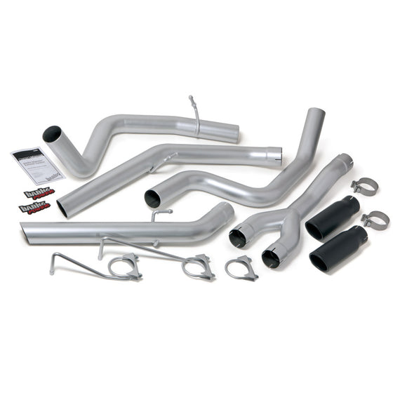 Banks Power 14-15 Dodge Ram 1500 3.0L Diesel Monster Exhaust System - SS Dual Exhaust w/ Black Tips 48602-B