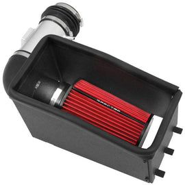 Spectre 11-14 Ford Edge V6-3.5/3.7L F/I Air Intake Kit - Polished w/Red Filter 9019