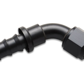 Vibrant Push-On 60 Degree Hose End Elbow FittingSize -6AN 22606
