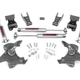 Rough Country Front 2-inch / Rear 4-inch Lowering Kit
