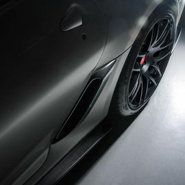 VORSTEINER 599-VX AERO REAR FENDER VENT TRIM ATTACH CARBON FIBER FOR FERRARI 599