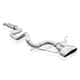 Stainless Works 2013-18 Ford Focus ST 3in Catback Vintage Round Muffler Wide Tip FC13CB-WT