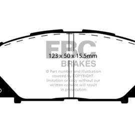 EBC DP21817/2 - Greenstuff 2000 Series Sport Front Brake Pads DP21817/2