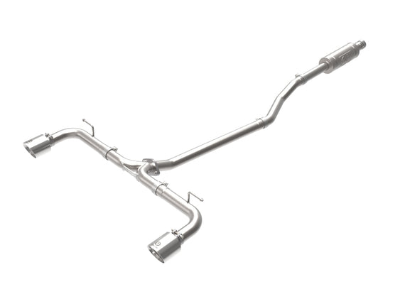 aFe Takeda 2-1/2in 304 SS Cat-Back Exhaust w/ Polished Tips 14-18 Mazda 3 L4 2.0L/2.5L 49-37015-P