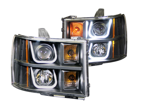 Anzo 111284 Pair of 2 Projector Headlights for 07-14 Sierra 1500/2500 HD/3500 HD 111284