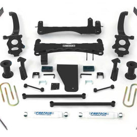 Fabtech 04-13 Nissan Titan 2/4WD 6in Basic Sys w/Perf Shks K6000