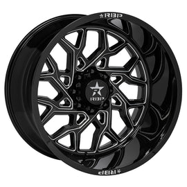 RBP 80R Scorpion 20x10 / 6x135 / 135 BP / 5.5 BS 0mm Offset 87mm CB (Hub Centric) Gloss Black w/ MG 80R-2010-63-00BG
