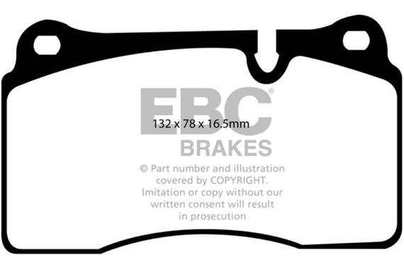 Dp41922r Ebc Brakes Dp41922r Yellowstuff Street And Track Brake Pads DP41922R