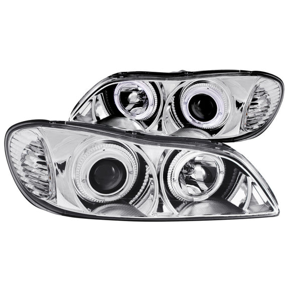 Anzo 121078 Chrome Clear Lens Projector Headlights for 00-01 Infiniti I30 121078
