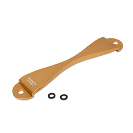 Mishimoto Subaru CNC Battery Tie-Down - Gold MMTD-SUB-GD