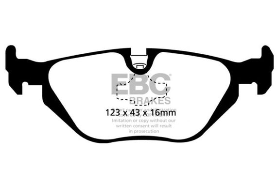 EBC DP41079R YELLOWSTUFF ULTIMATE RACE BRAKE PADS - REAR DP41079R