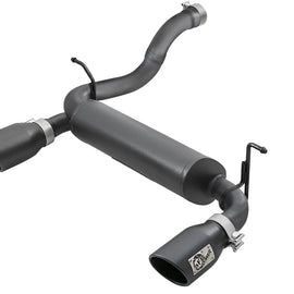 aFe Power Rebel Series 2-1/2" Axle-Back Exhaust for 18-19 Wrangler JL 3.6L 49-48067-B