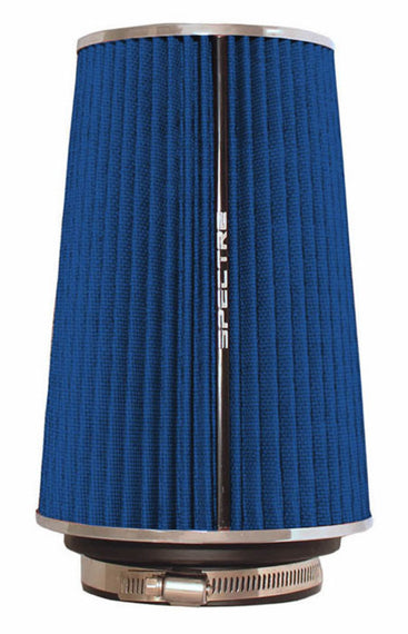 Spectre Adjustable Conical Air Filter 9-1/2in. Tall (Fits 3in. / 3-1/2in. / 4in. Tubes) - Blue 9736