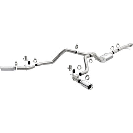 MagnaFlow 2019 Chevy Silverado 1500 V8 5.3L Street Series Dual Split Exit Exhaust w/ Polished Tips 19473