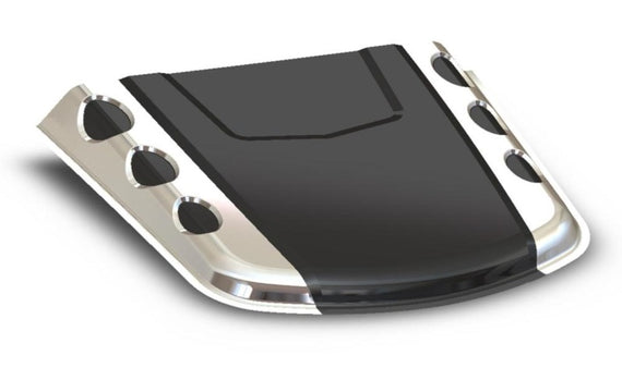 AVS Universal Hood Scoop - Smoke 80012