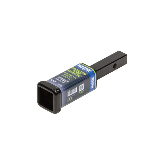 Westin Receiver Tube Adapter 1 1/4in to 2in 6 1/4in Length - Black 65-691302