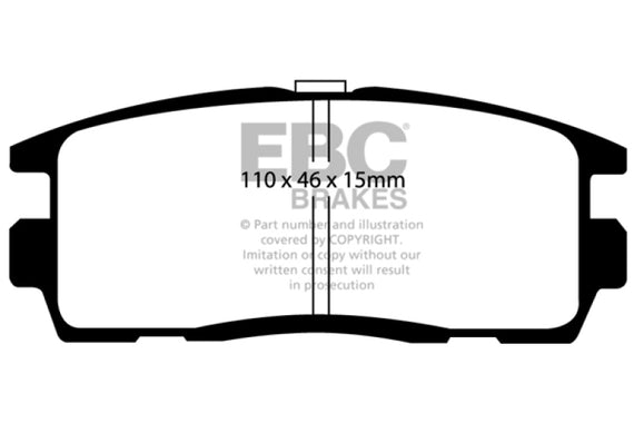 EBC 10+ Chevrolet Equinox 2.4 Ultimax2 Rear Brake Pads UD1275