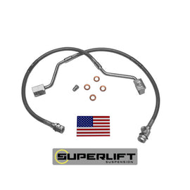 Superlift 90-96 Ford F-150/Bronco w/ 4-6in Lift Kit (Pair) Bullet Proof Brake Hoses 91310