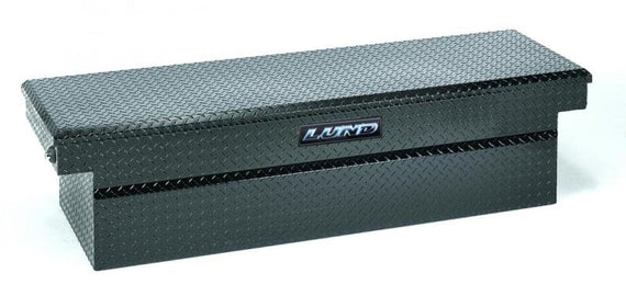 Lund Universal Aluminum Single Lid Cross Bed Box - Black 79100DBPB