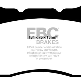 EBC Blue Stuff Front Brake Pads for 04-05 Cadillac CTS-V 5.7L - DP51210NDX DP51210NDX