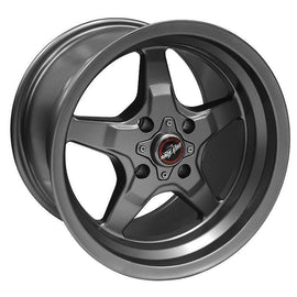 RACE STAR 92 DRAG STAR BRACKET RACER 17X9.5 5X4.75 +19 CB3.07 METALLIC GRAY 1 RIM