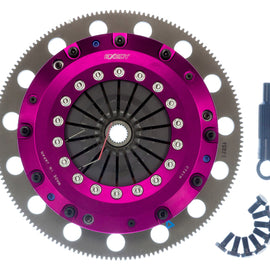 Exedy 11-16 Ford Mustang GT 5.0L Hyper Twin Cerametallic Clutch Sprung Center Disc Push Type Cover ET04XD