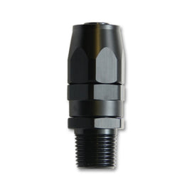Vibrant -6AN Male NPT Straight Hose End Fitting - 1/8 NPT 26000