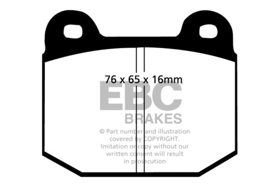 EBC Brakes UD109 EBC Ultimax  Brake Pads UD109