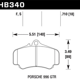 Hawk HPS Street Brake Pads HB340F.710