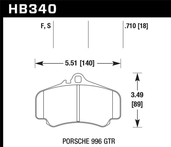 Hawk HPS Street Brake Pads HB340F.710