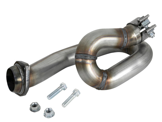aFe POWER Twisted Steel Loop Relocation Pipe 2018 Jeep Wrangler (JL) V6-3.6L 48-48027