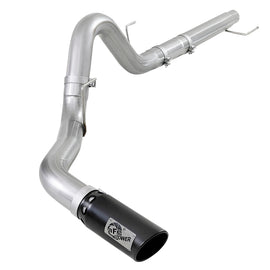 aFe Atlas 4in Aluminized Steel DPF-Back Exh 18-19 Ford F-150 V6-3.0L (td) w/ Black Tip 49-03106-B