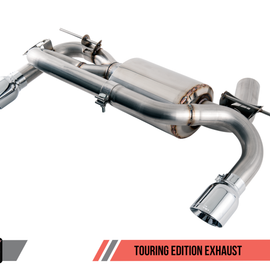 AWE Tuning 3010-33034 Touring Axle Back Exhaust Black Tips For BMW M235i 2014-19 3010-33034