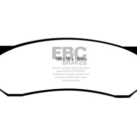 EBC DP61638 GREENSTUFF STREET ORGANIC BRAKE PADS - FRONT DP61638