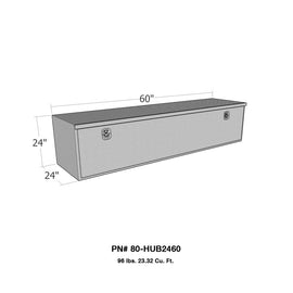 Westin/Brute HD Under Body 24in x 60in Drop Down Door - Aluminum 80-HUB2460