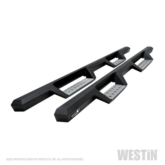 Westin 99-13 Chevy/GMC Silverado/Sierra 1500 Ext Cab HDX Nerf Step Bars - Textured Black 56-116852